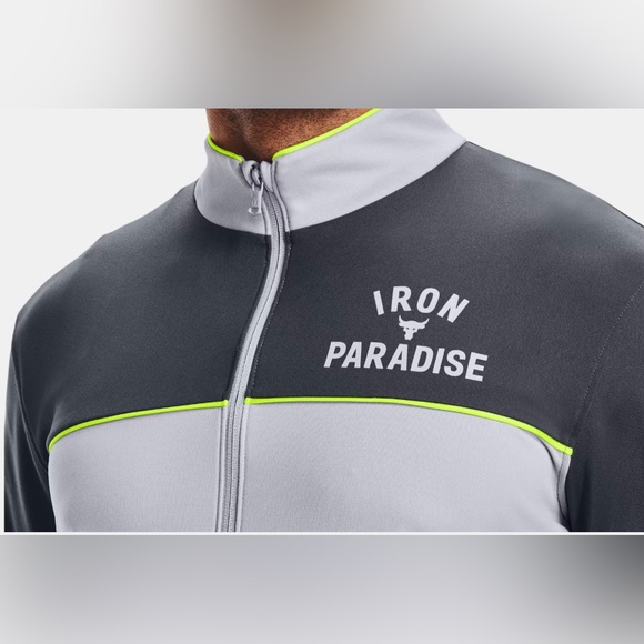 Men's Project Rock Knit Track Jacket - Picture 4 of 8